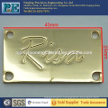 ISO 9001 passed custom stainless steel license plate